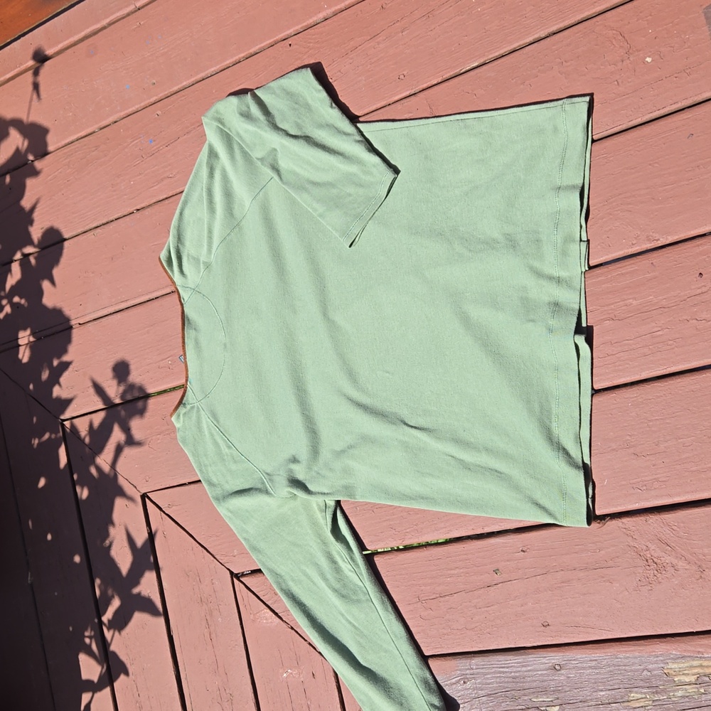 Lauren Jean Company Green Shirt with Buttons. Gorpcore Size 2XL Womens - Picture 5 of 5